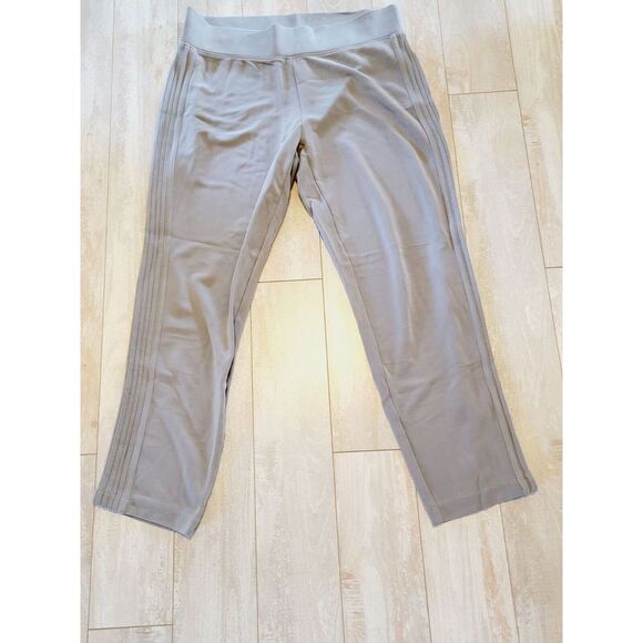 Athleta M Women's Gray Casual Pants Athleisure Pull On Stretch Soft Track - Picture 2 of 7
